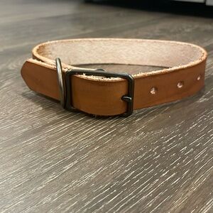 Handcrafted toddler/baby/doll leather adjustable belt